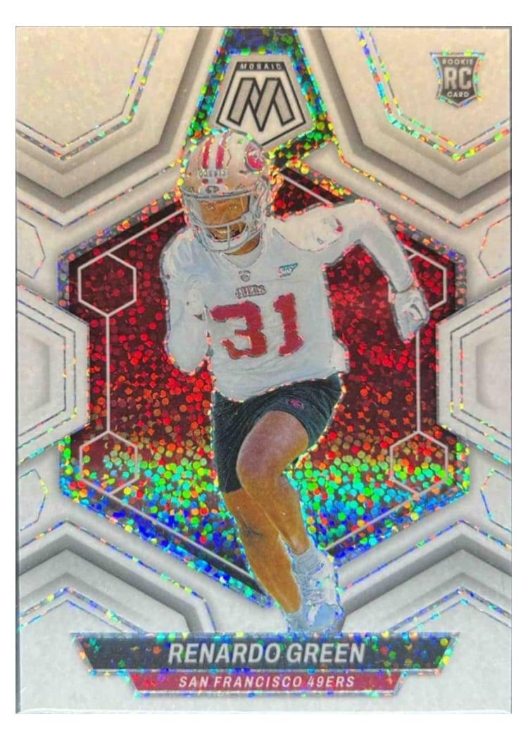 2024 Panini Mosaic Base Set Renardo Green #358 card