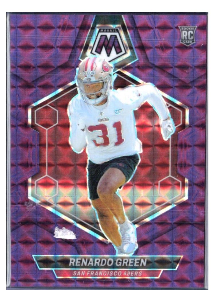 2024 Panini Mosaic Base Set Renardo Green #358 card