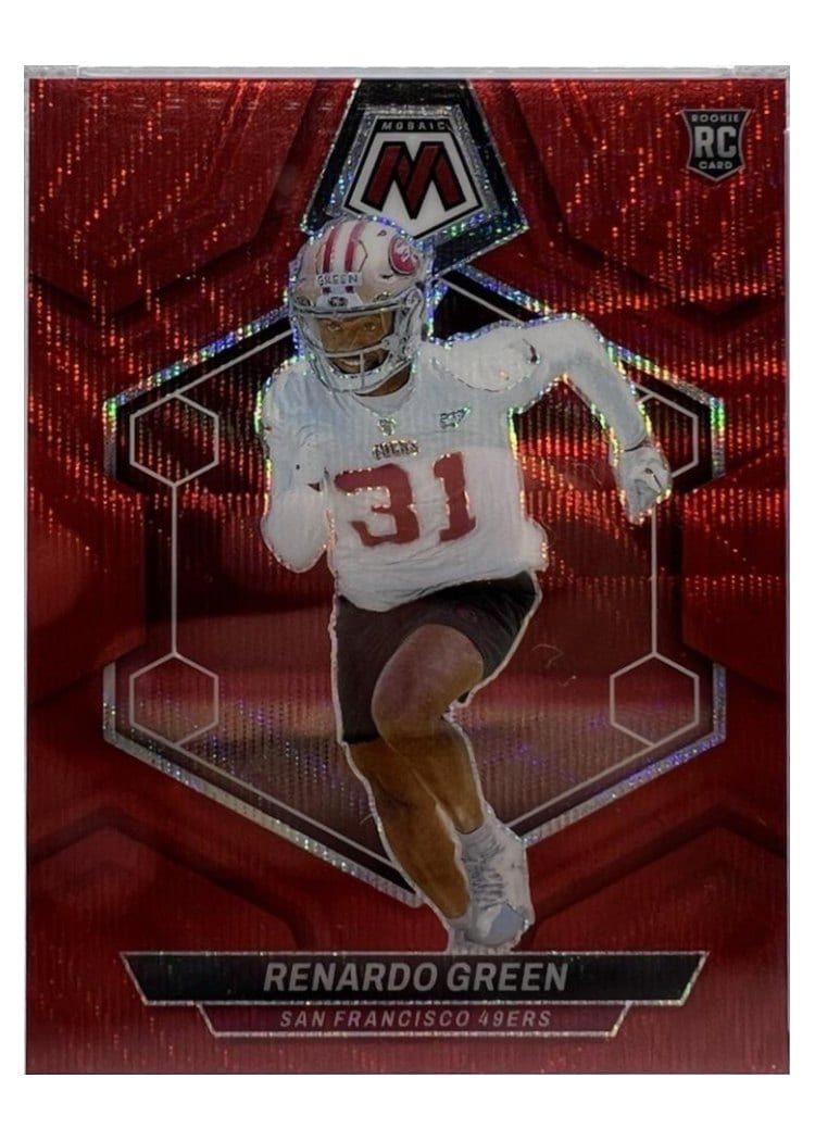 2024 Panini Mosaic Base Set Renardo Green Red Wave #358 card