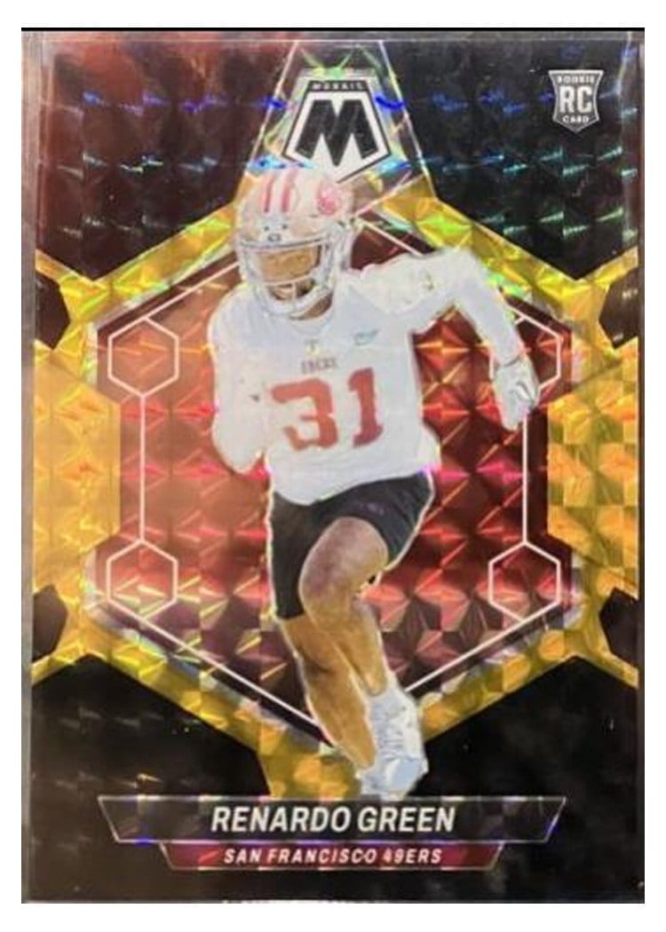 2024 Panini Mosaic Base Set Renardo Green Black Gold Choice #358 card