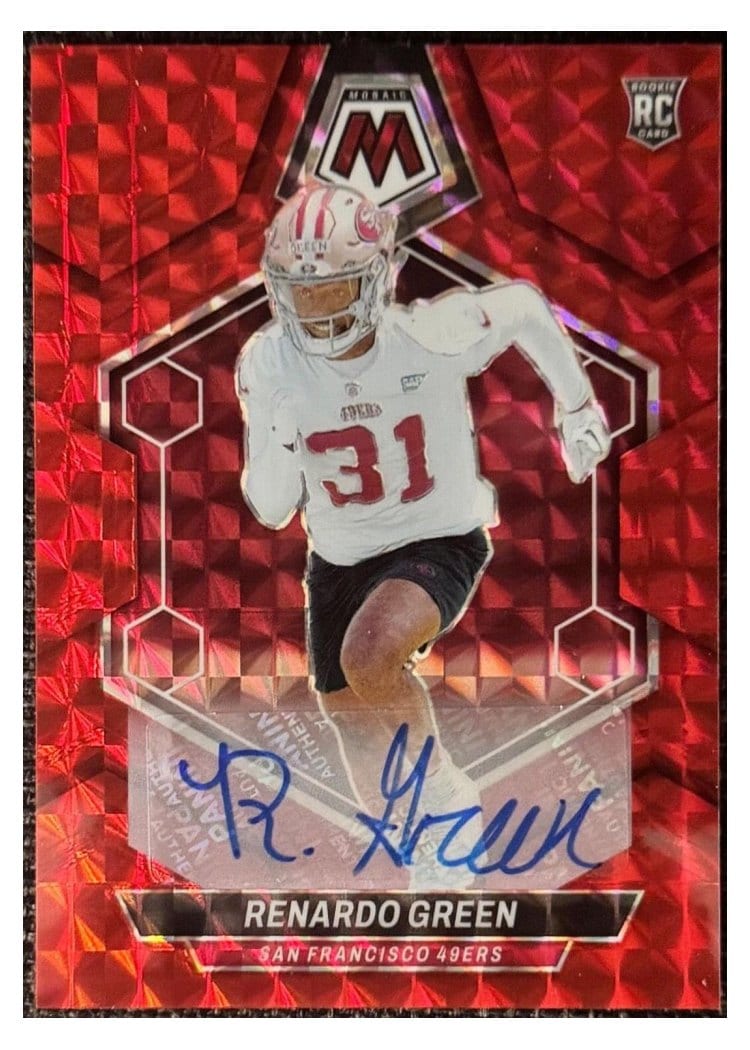 2024 Panini Mosaic Base Set Renardo Green #358 card