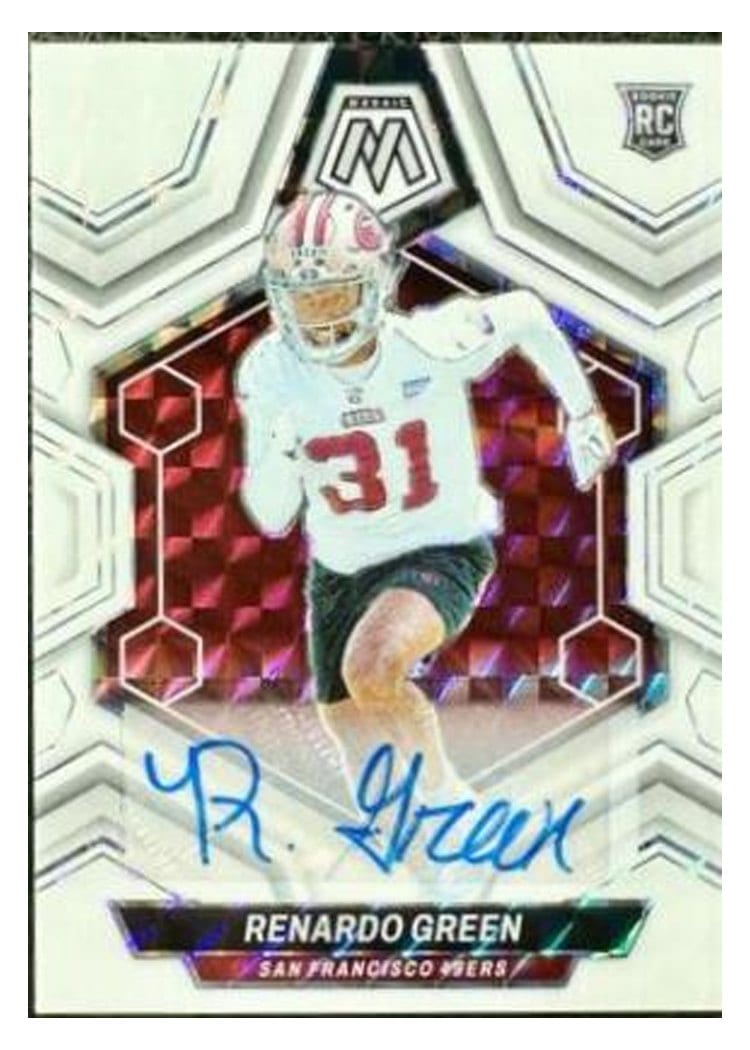 2024 Panini Mosaic Base Set Renardo Green #358 card