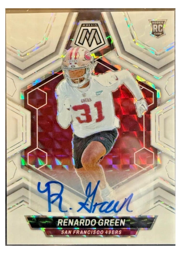 2024 Panini Mosaic Base Set Renardo Green #358 card