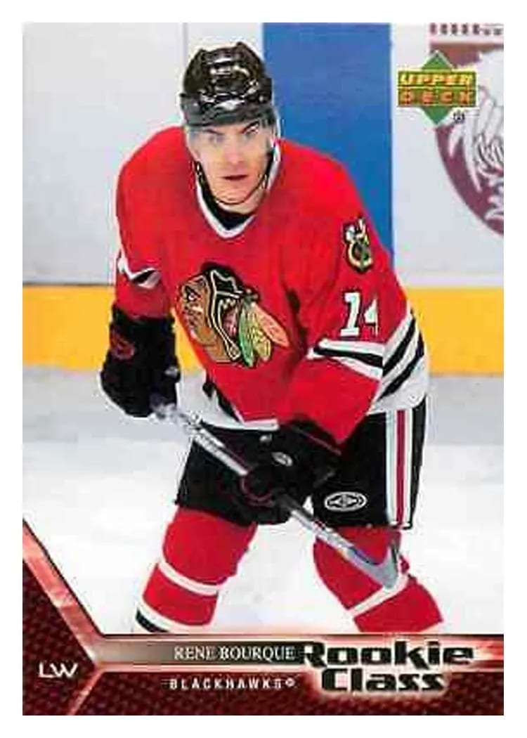 2005 Upper Deck Rookie Class Rene Bourque #20 card