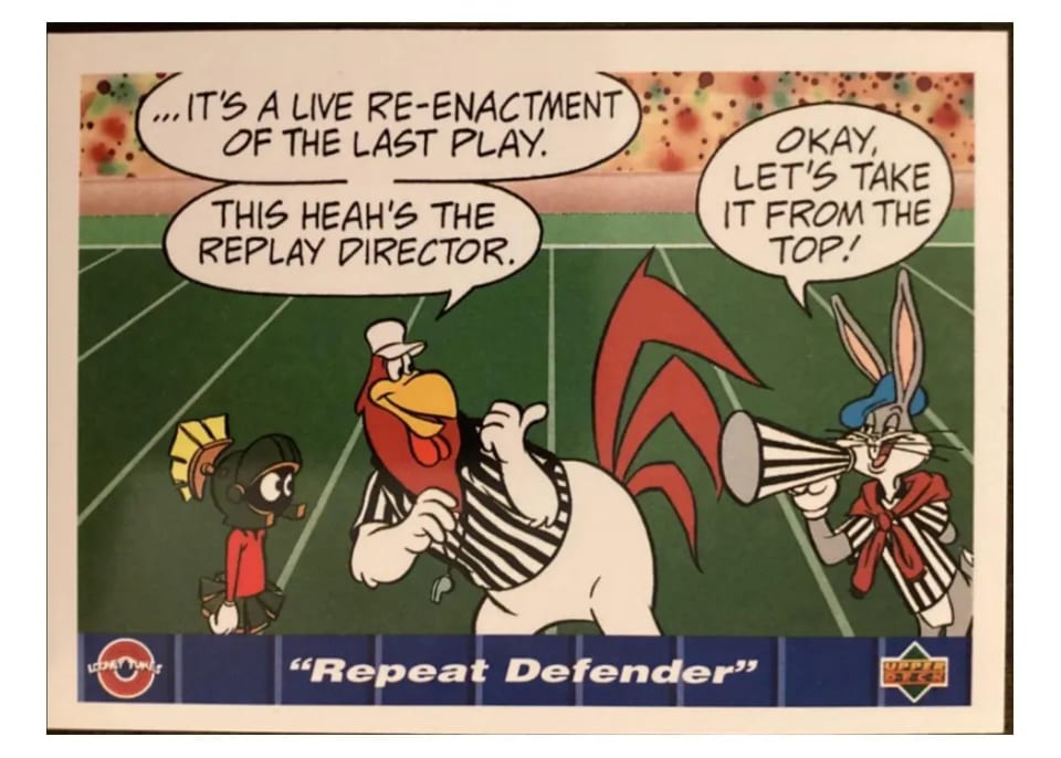 1992 Upper Deck Comic Ball 4 Repeat Defender #124 card