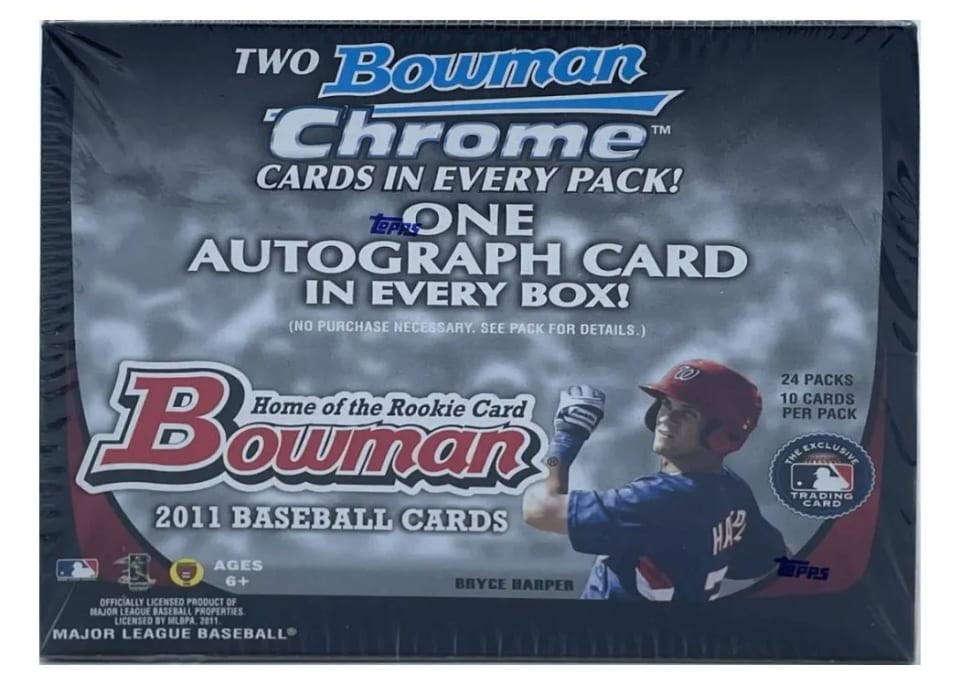 2011 Bowman Retail Box card