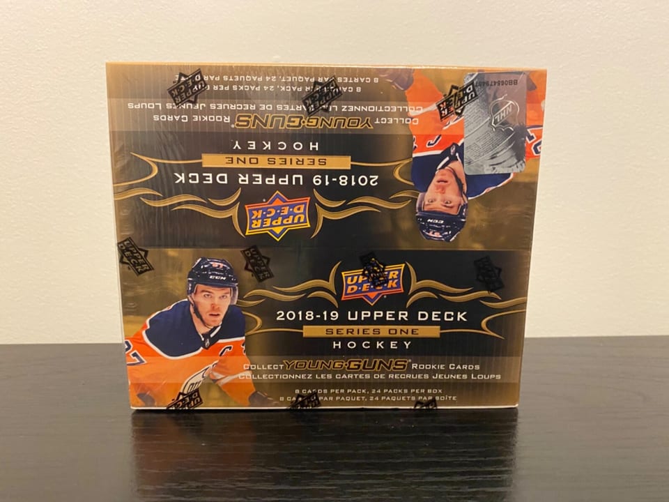 2018 Upper Deck Retail Box Series 1 card