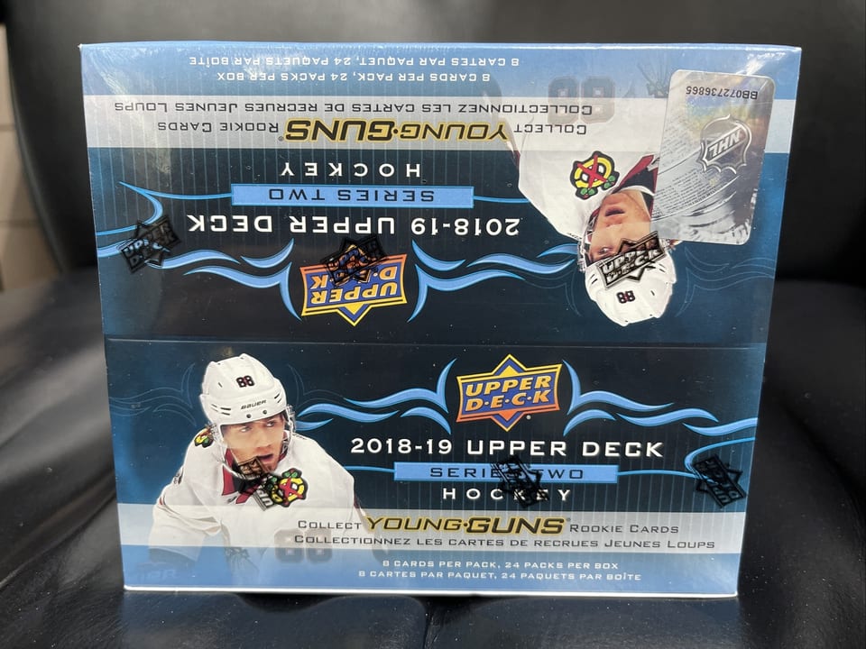 2018 Upper Deck Retail Box Series 2 card