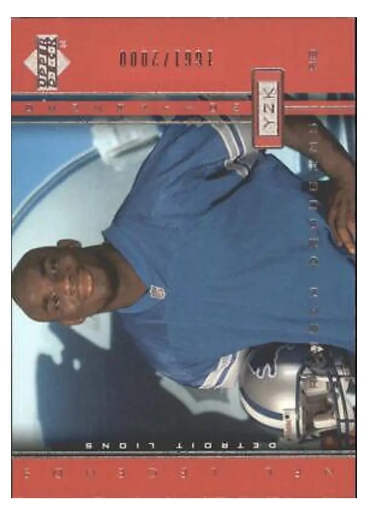 2000 Upper Deck Legends Reuben Droughns #123 card