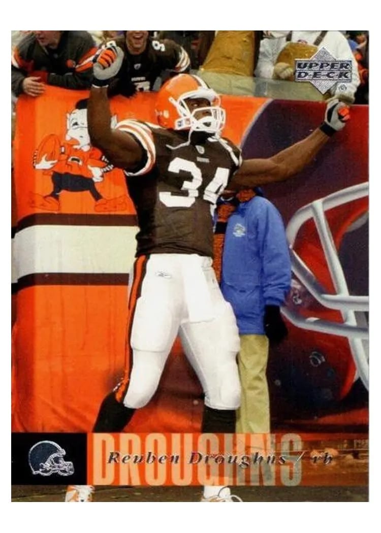2006 Upper Deck Reuben Droughns #45 card