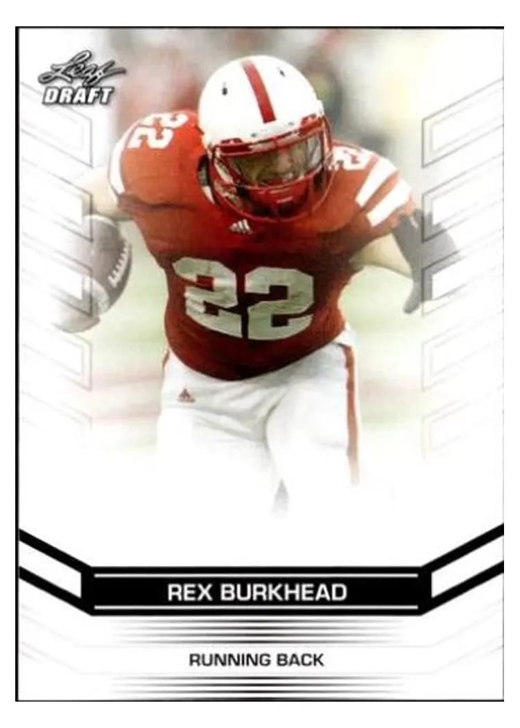 2013 Leaf Draft Rex Burkhead #59 card