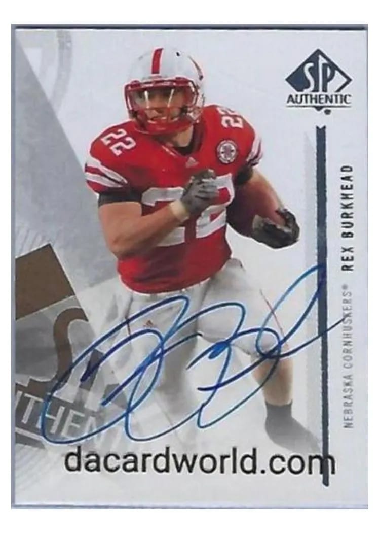 2013 SP Authentic Rex Burkhead #30 card