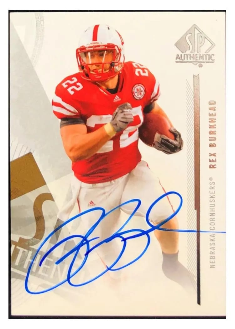 2013 SP Authentic Rex Burkhead #30 card