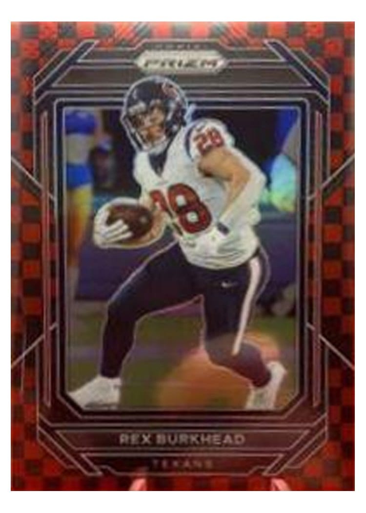 2022 Panini Prizm Base Set Rex Burkhead #115 card