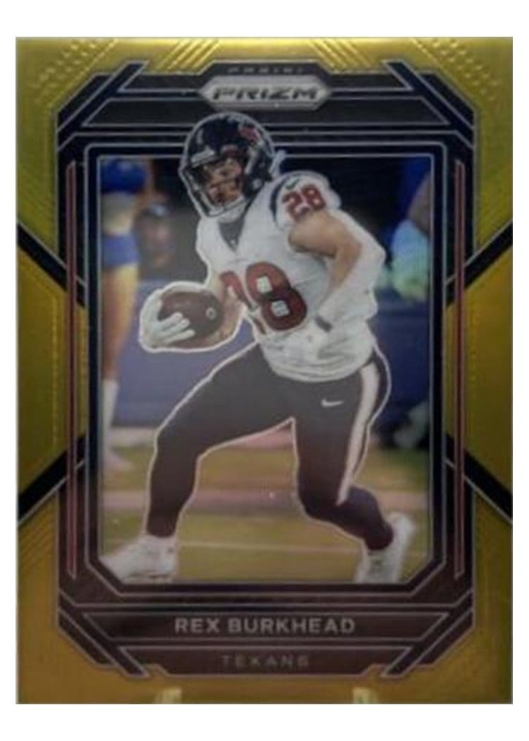 2022 Panini Prizm Base Set Rex Burkhead Gold #115
