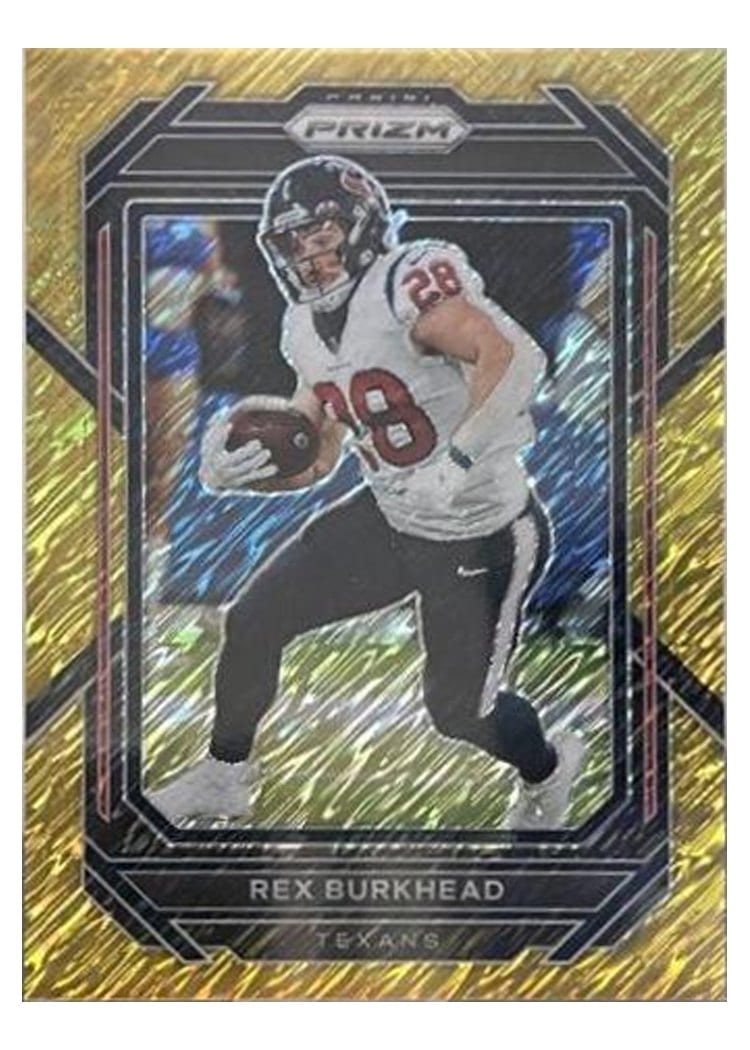 2022 Panini Prizm Base Set Rex Burkhead #115 card