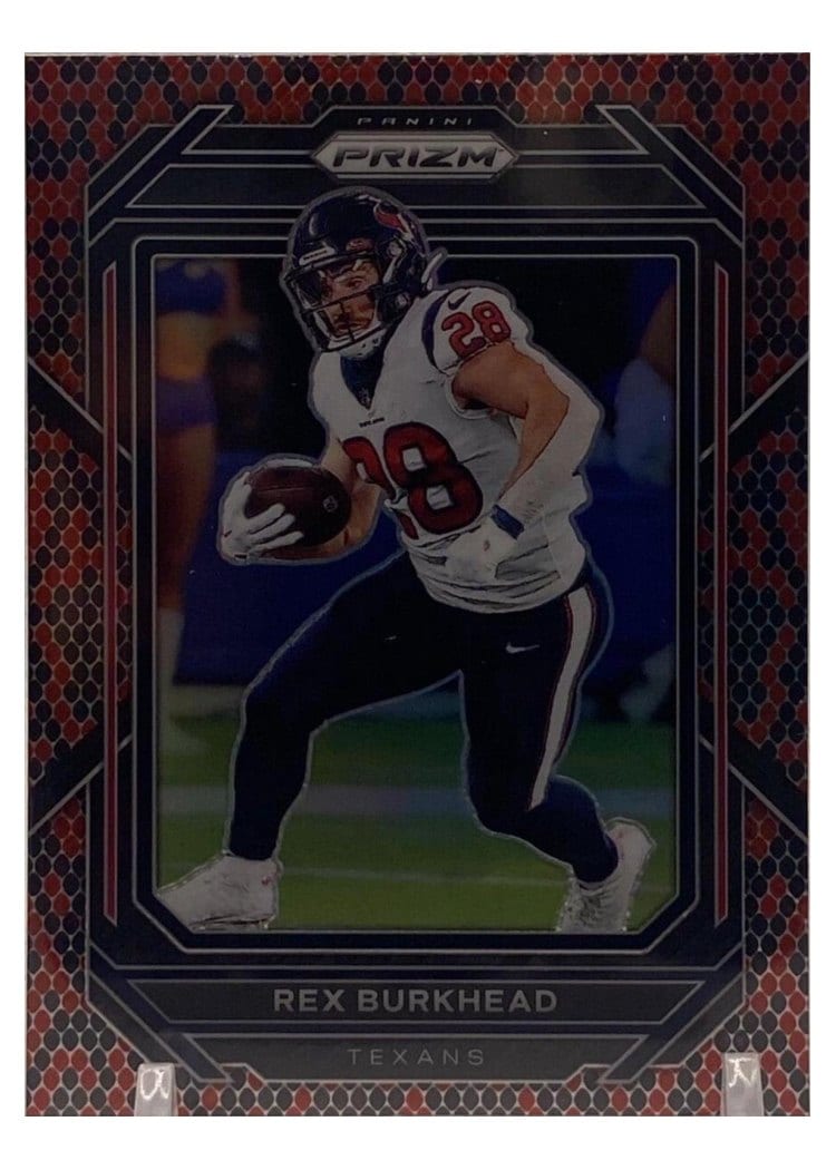 2022 Panini Prizm Base Set Rex Burkhead Snakeskin #115