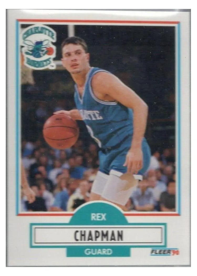 1990 Fleer Rex Chapman #17 card