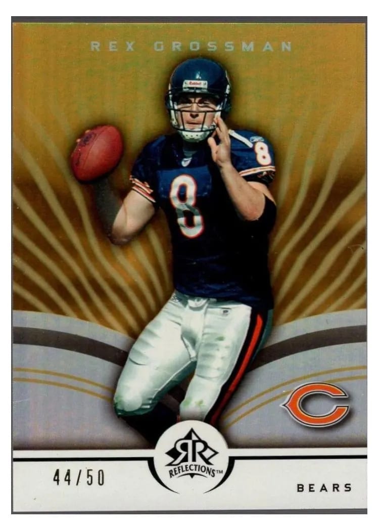 2005 Upper Deck Reflections Rex Grossman #19 card