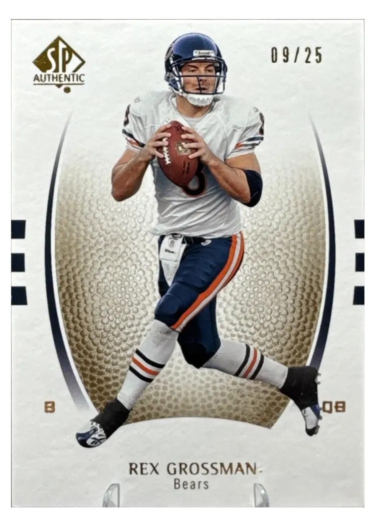 2007 SP Authentic Rex Grossman #75 card