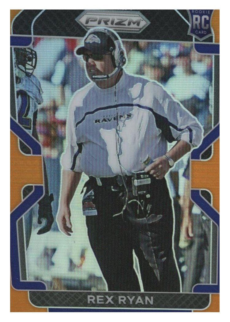 2021 Panini Prizm Base Set Rex Ryan #289 card