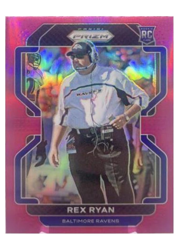 2021 Panini Prizm Base Set Rex Ryan Pink Prizm #289 card