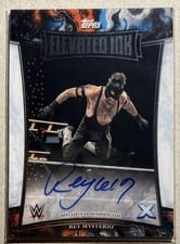 2025 Topps Exalted WWE Wrestling Elevated Ink Rey Mysterio #ELI-RMO card