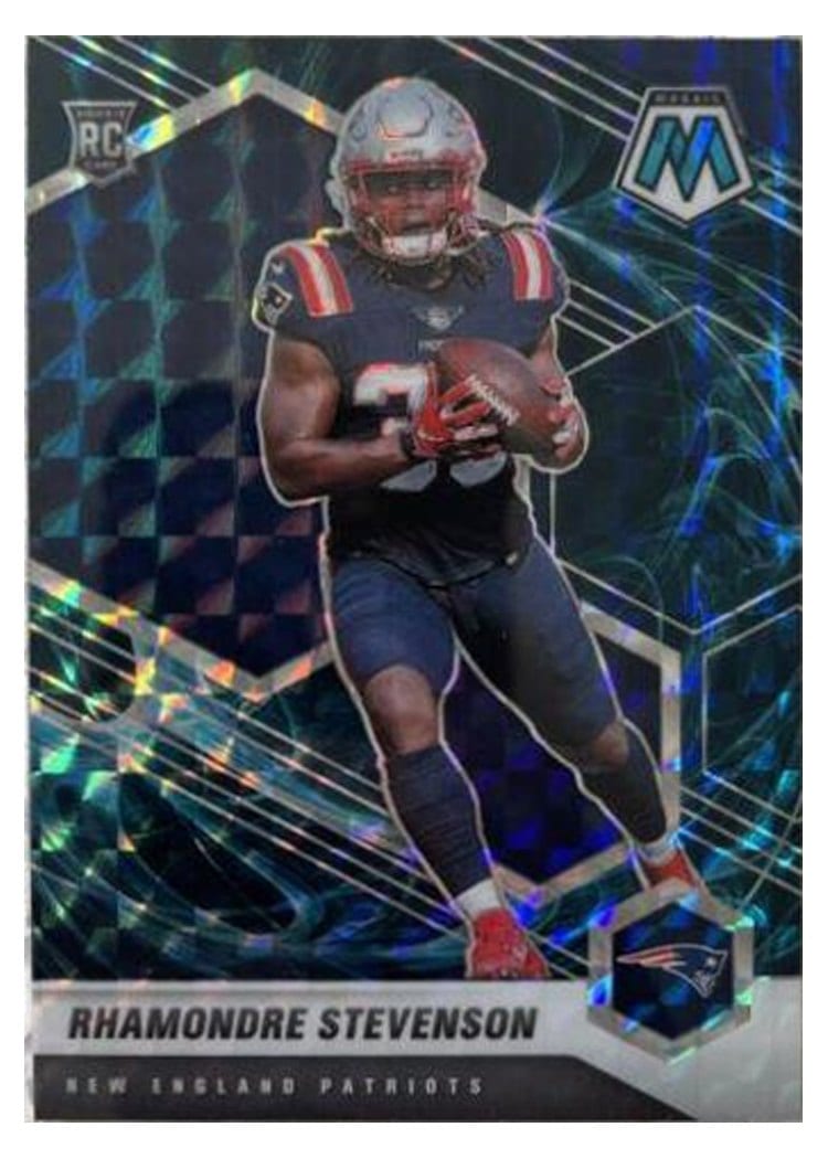 2021 Panini Mosaic Base Set Rhamondre Stevenson #337 card