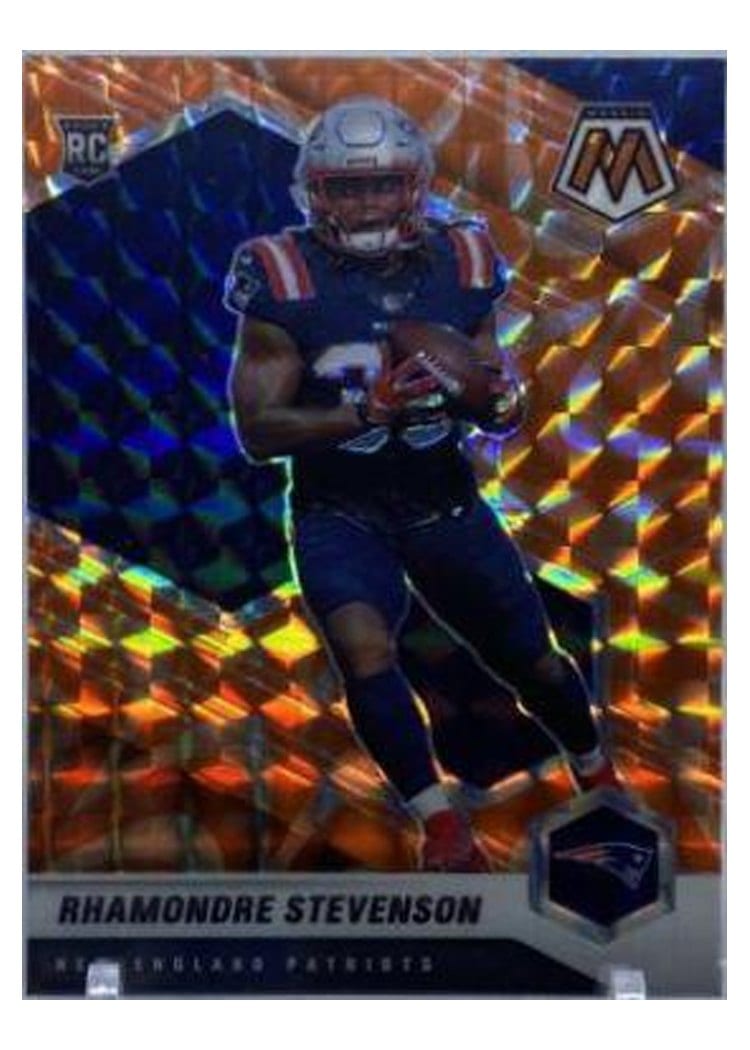 2021 Panini Mosaic Base Set Rhamondre Stevenson #337 card