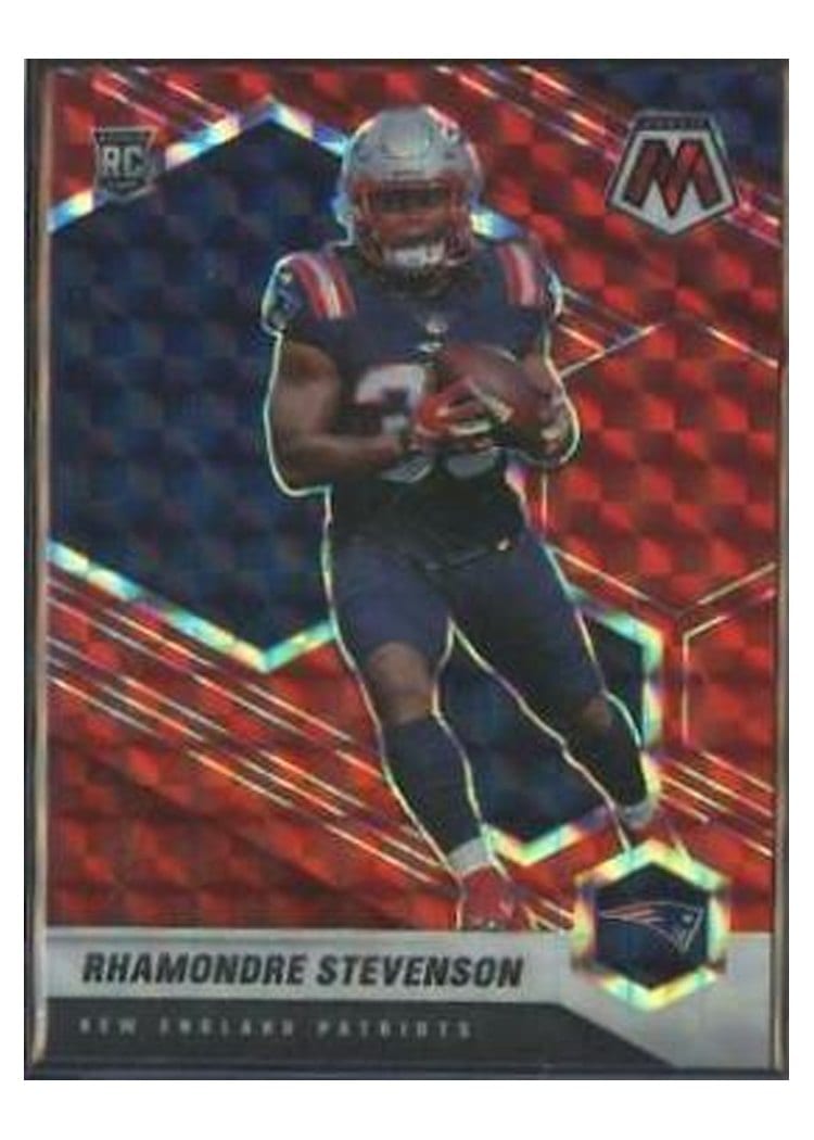 2021 Panini Mosaic Base Set Rhamondre Stevenson #337 card