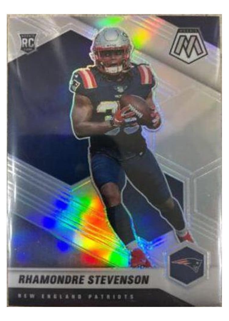 2021 Panini Mosaic Base Set Rhamondre Stevenson #337 card