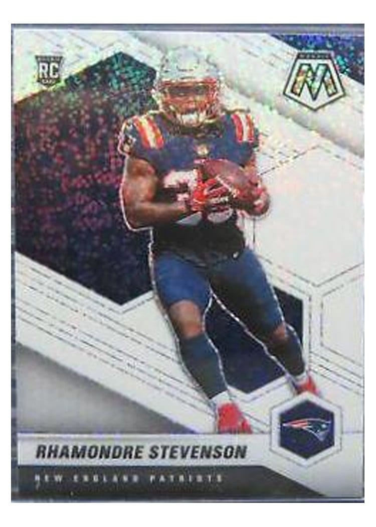 2021 Panini Mosaic Base Set Rhamondre Stevenson #337 card