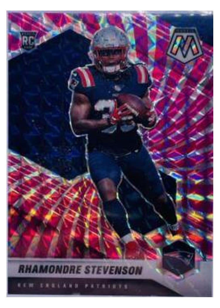 2021 Panini Mosaic Base Set Rhamondre Stevenson #337 card