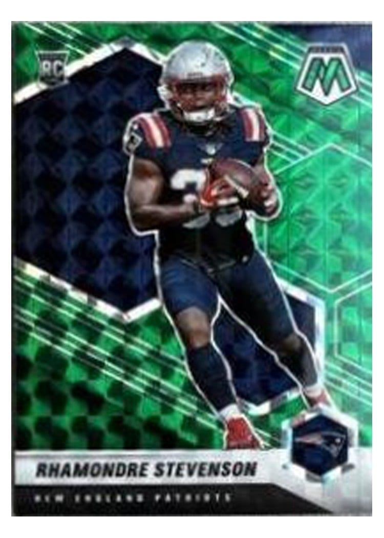 2021 Panini Mosaic Base Set Rhamondre Stevenson #337 card