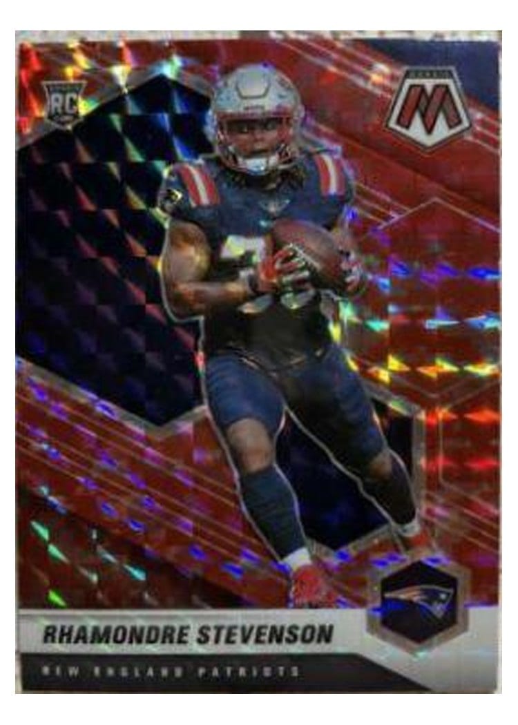 2021 Panini Mosaic Base Set Rhamondre Stevenson #337 card