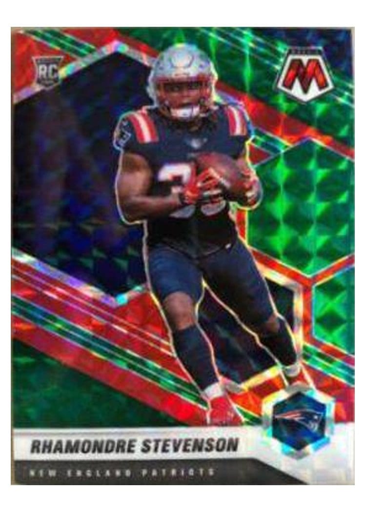 2021 Panini Mosaic Base Set Rhamondre Stevenson #337 card