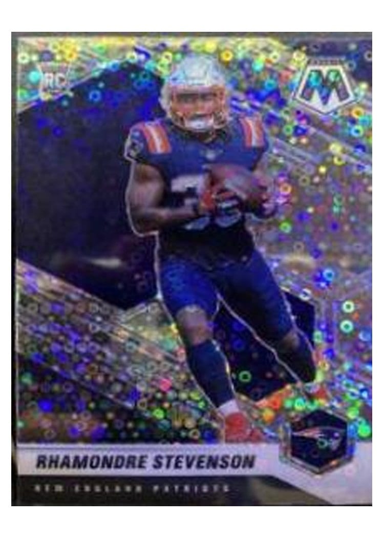2021 Panini Mosaic Base Set Rhamondre Stevenson #337 card
