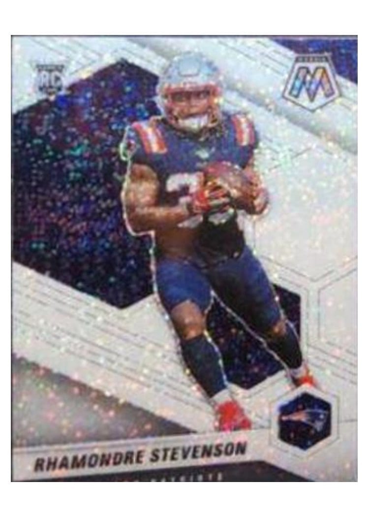2021 Panini Mosaic Base Set Rhamondre Stevenson #337 card