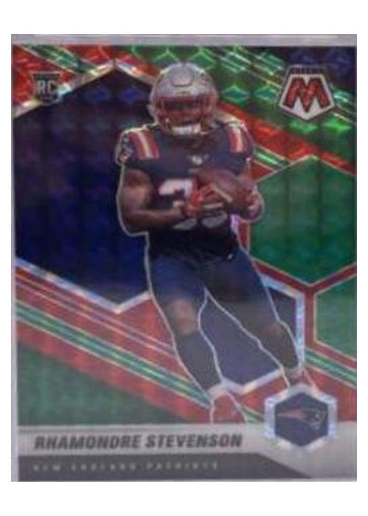 2021 Panini Mosaic Base Set Rhamondre Stevenson #337 card