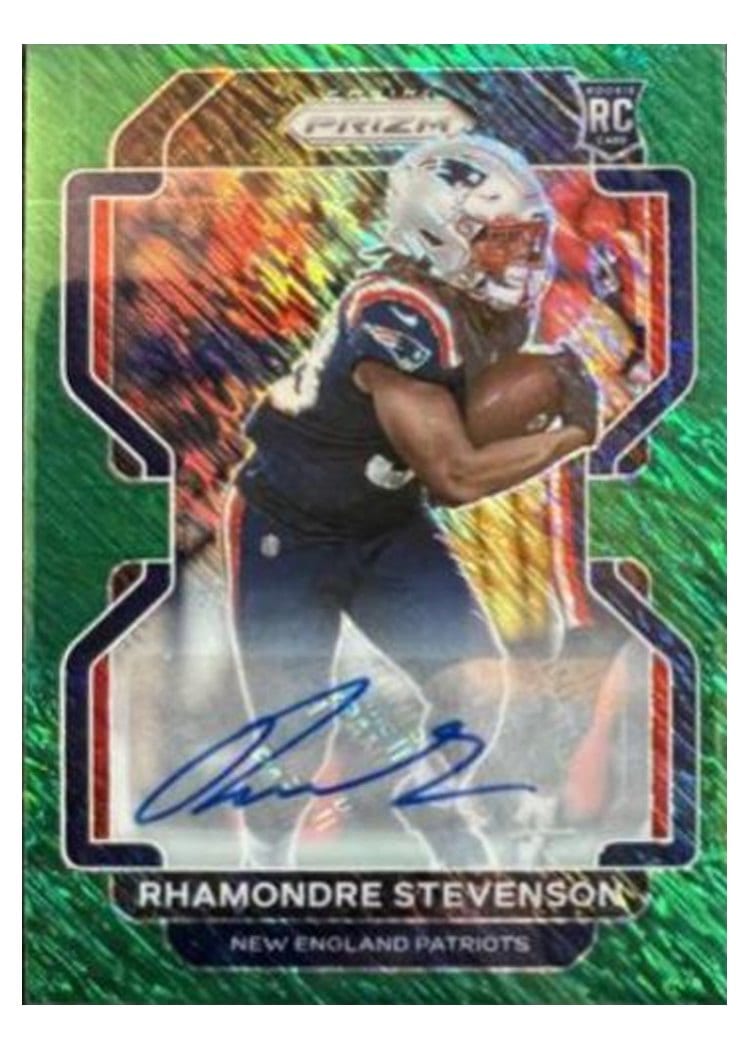 2021 Panini Prizm Base Set Rhamondre Stevenson #367 card