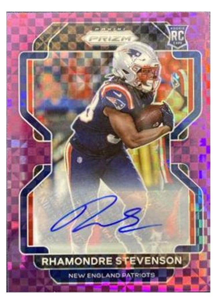 2021 Panini Prizm Base Set Rhamondre Stevenson #367 card