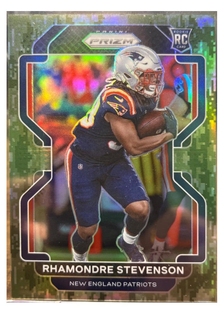 2021 Panini Prizm Base Set Rhamondre Stevenson #367 card
