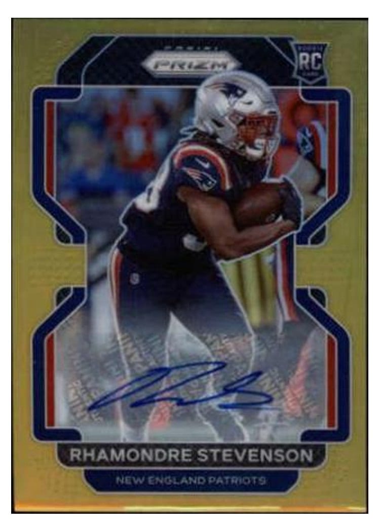 2021 Panini Prizm Base Set Rhamondre Stevenson #367 card