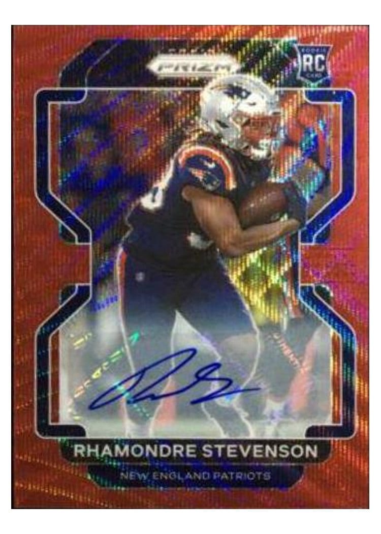 2021 Panini Prizm Base Set Rhamondre Stevenson #367 card