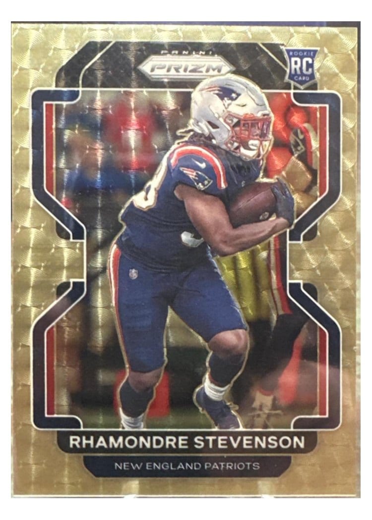 2021 Panini Prizm Base Set Rhamondre Stevenson #367 card