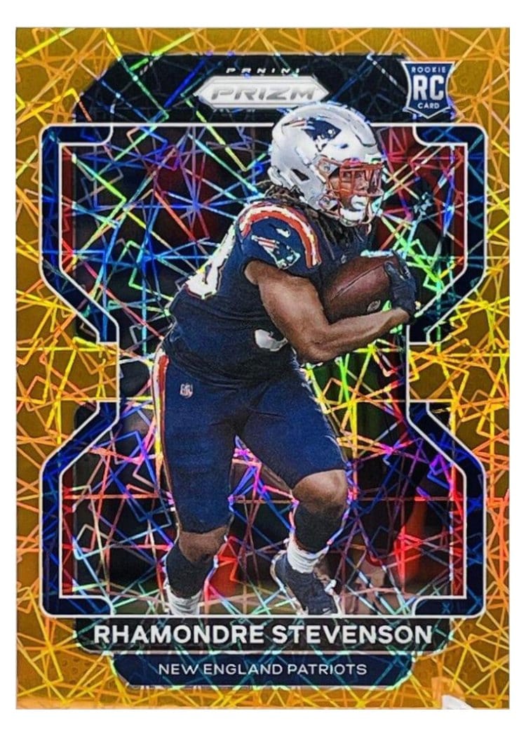2021 Panini Prizm Base Set Rhamondre Stevenson #367 card