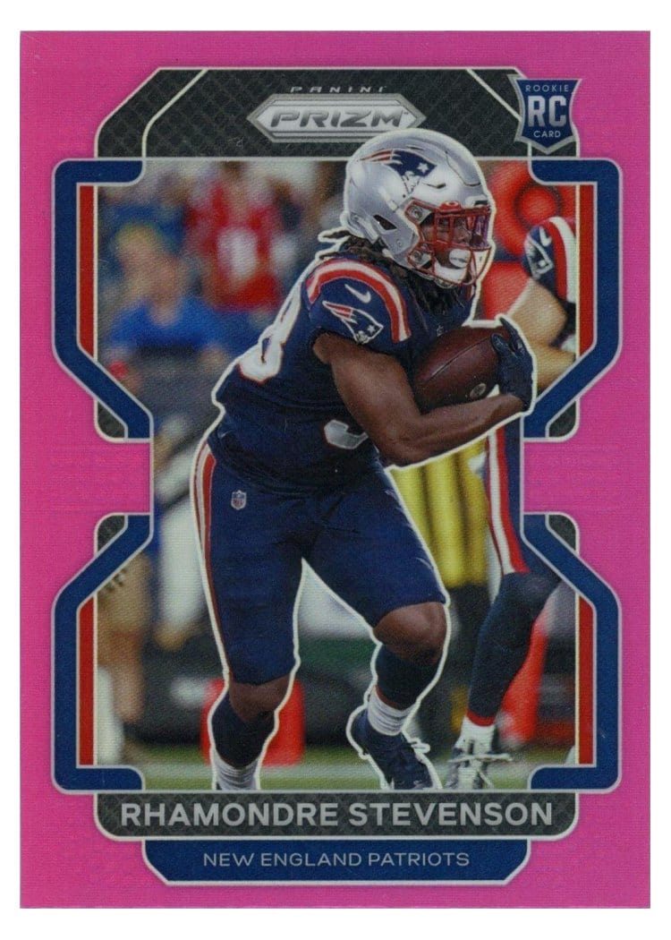 2021 Panini Prizm Base Set Rhamondre Stevenson #367 card