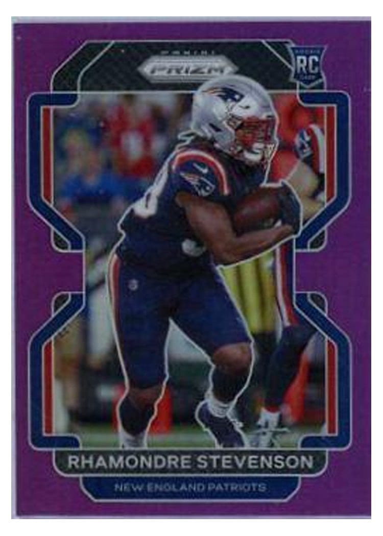 2021 Panini Prizm Base Set Rhamondre Stevenson #367 card