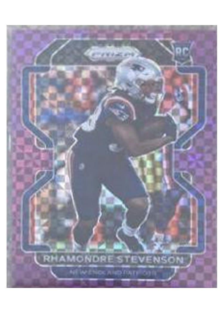 2021 Panini Prizm Base Set Rhamondre Stevenson #367 card