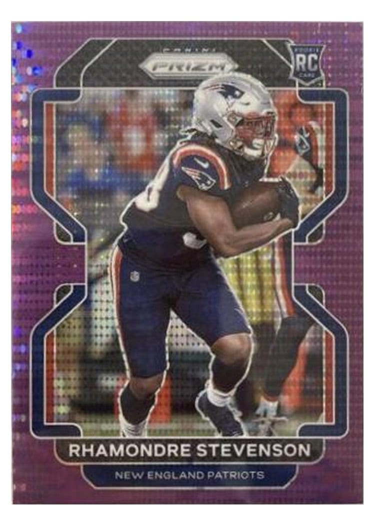 2021 Panini Prizm Base Set Rhamondre Stevenson #367 card